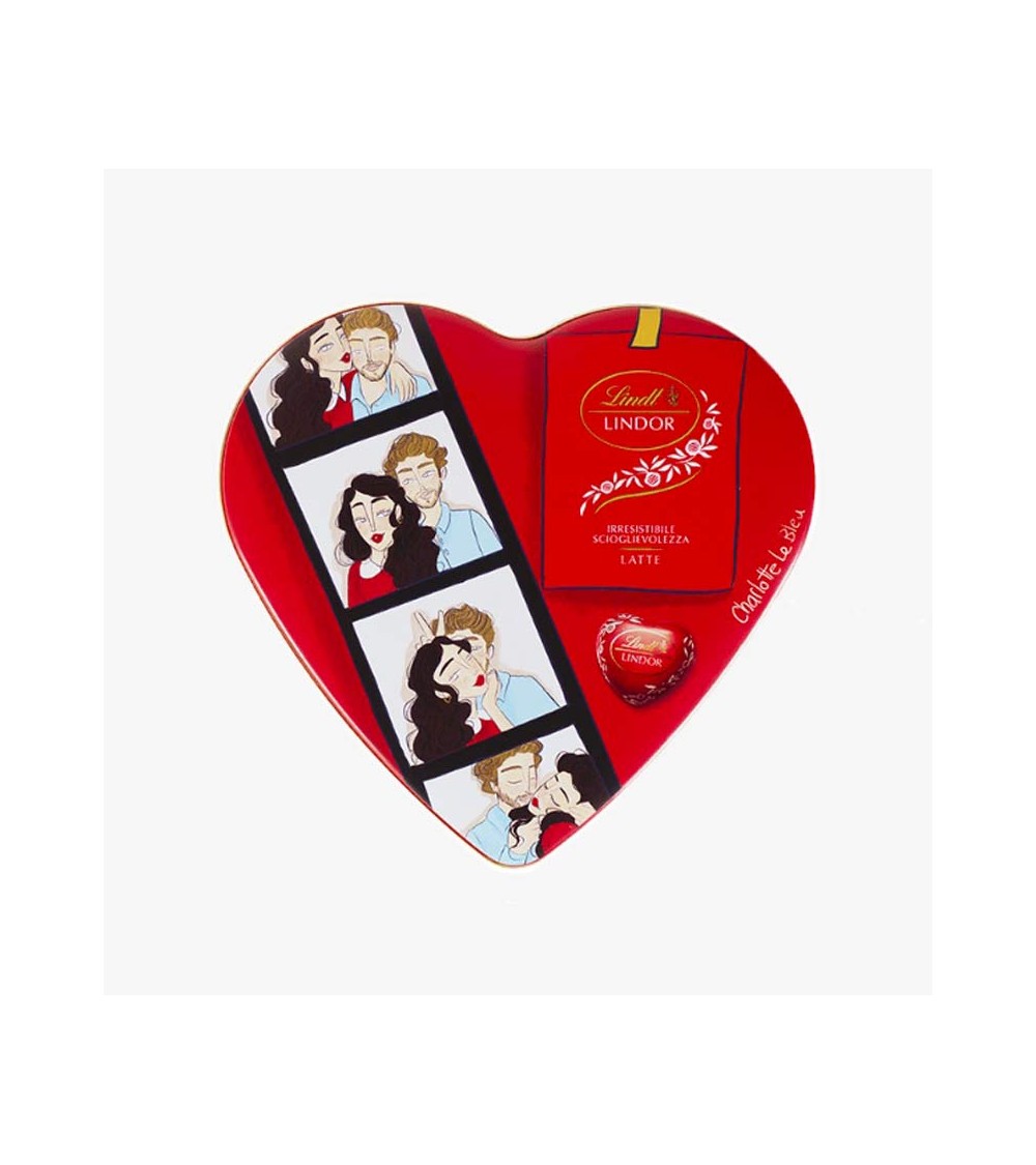 Regalo per San Valentino al cioccolato per lui o per lei - Lindt and  Ferrero Rocher scatola a forma di cuore cioccolato per San Valentino, festa  della mamma, amanti : : Alimentari